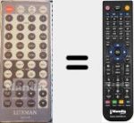 T&eacute;l&eacute;commande pour remplacer LR2200