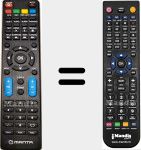 Replacement remote control for MANRC2063