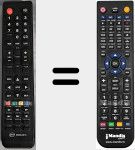 Replacement remote control for MiDE4018