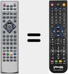 Replacement remote control for 50038787