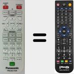 Replacement remote control for N2QAYA000105