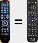 Replacement remote control for AVR4