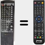 Replacement remote control for AV-10