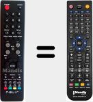 Télécommande pour remplacer Nevir005
