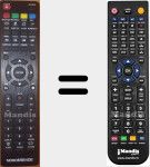 T&eacute;l&eacute;commande pour remplacer ND50KS4100S