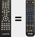 Replacement remote control for OCEALED320917B7
