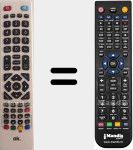 Télécommande pour remplacer OLE24150W