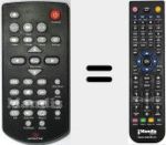 Replacement remote control for Studio ST