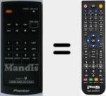 T&eacute;l&eacute;commande pour remplacer PWW1175