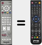 Replacement remote control for EUR765101C
