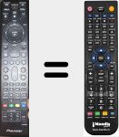 Replacement remote control for AXD7626