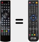 Replacement remote control for QLE26D11HM4-TL