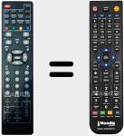 Télécommande pour remplacer QMED001