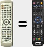 Télécommande pour remplacer RC-505M (24140505)