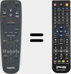 Replacement remote control for B12625