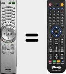 Télécommande pour remplacer RM-972 (147763811)