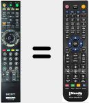 Télécommande pour remplacer RM-ED 019 (148740013)