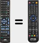 Télécommande pour remplacer RM-SNXD4R