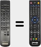 Télécommande pour remplacer RM-U265 (147363311)