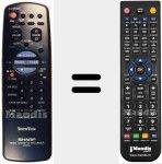 Télécommande pour remplacer RRMCG0138AJSA