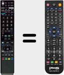 Télécommande pour remplacer RRMCGA902WJSA