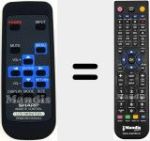 Replacement remote control for RRMCGB150WJSA