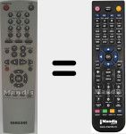 Télécommande pour remplacer AC5900049C
