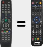 Télécommande pour remplacer MI-BN5900863A