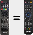 Télécommande pour remplacer SCI5300