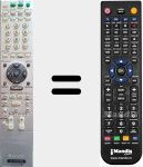 T&eacute;l&eacute;commande pour remplacer RM-ADP008 (147961411)