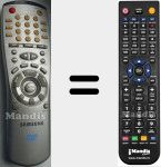 Replacement remote control for AC5900022C