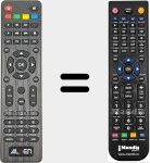 Télécommande pour remplacer Fransat (Satmatic-HD)