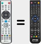 Replacement remote control for Screenplay Pro Multimedia (Screenplay Pro Multi)