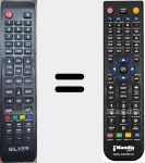 Replacement remote control for IP-LE555/410885
