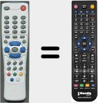 Télécommande pour remplacer RC35DSR