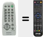 Replacement remote control for RM-S171 (147723911)