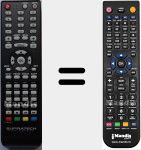 Replacement remote control for Axius (S2404HH)