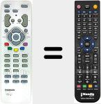 Replacement remote control for RCT 311 TAM 1 (21282900)