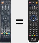 T&eacute;l&eacute;commande pour remplacer TQT1910BT003