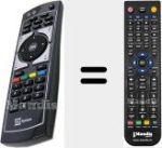 Replacement remote control for 21080118