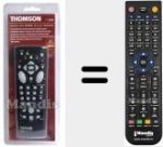 Replacement remote control for TC20V (36142860)