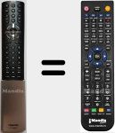 T&eacute;l&eacute;commande pour remplacer CT-90382 (75024671)