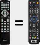 Télécommande pour remplacer VU132