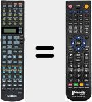 T&eacute;l&eacute;commande pour remplacer RAV353 (WD10860 EU)