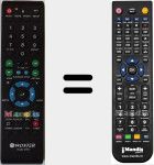T&eacute;l&eacute;commande pour remplacer ICube2750
