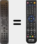 T&eacute;l&eacute;commande pour remplacer RAS5 (WV50010)