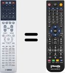 T&eacute;l&eacute;commande pour remplacer RAV538 (ZP601300)