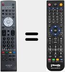 Télécommande pour remplacer CLE966A (VS30051178)