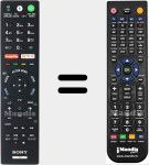 T&eacute;l&eacute;commande pour remplacer RMF-TX221ES (149347111)