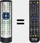 Replacement remote control for MPIX353